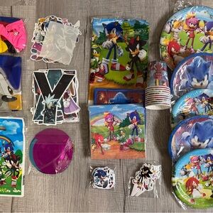 Sonic Hedgehog Party Set!